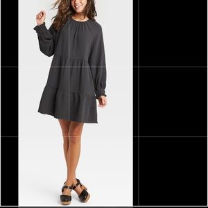 Universal Thread balloon long sleeve tiered dress